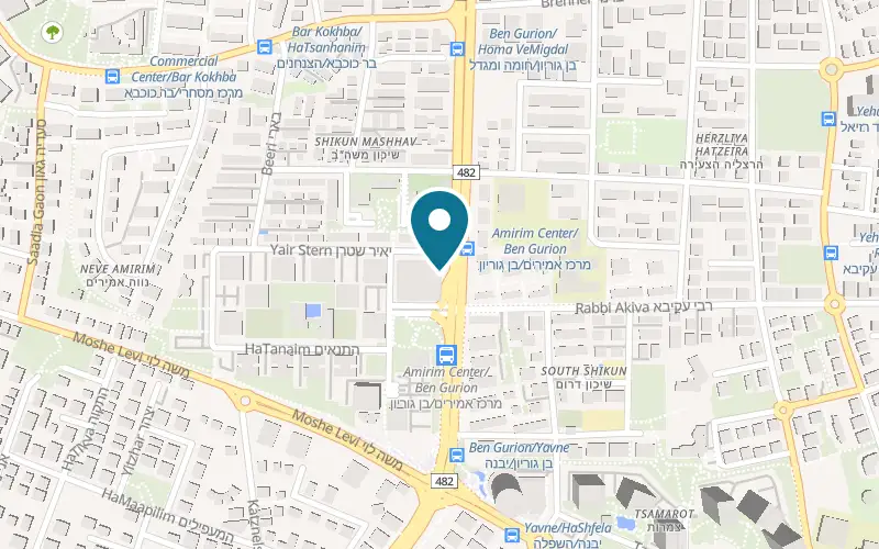 Map showing Abu Saeed at 82 Ben Gurion Boulevard, Herzliya