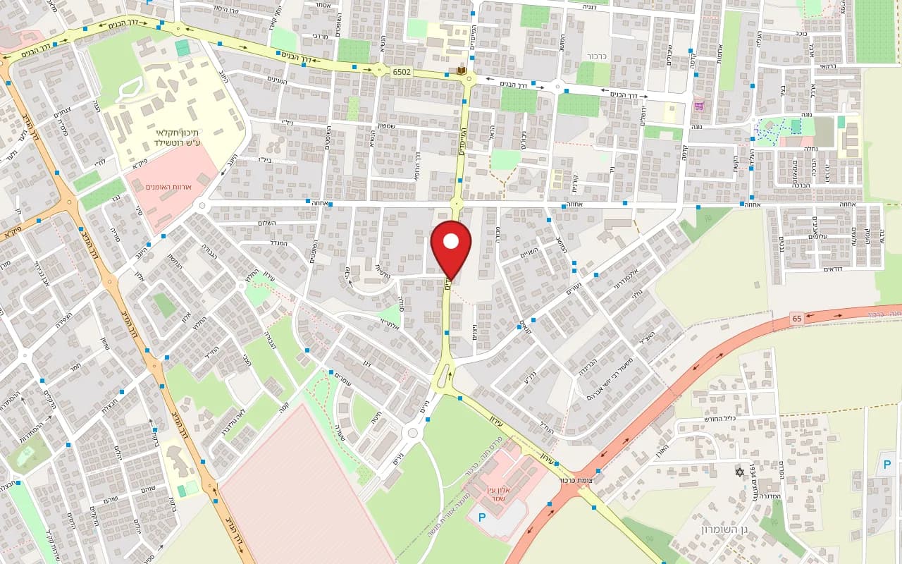 Map showing Alma at 16 HaMeyasdim Street, Pardes Hanna-Karkur