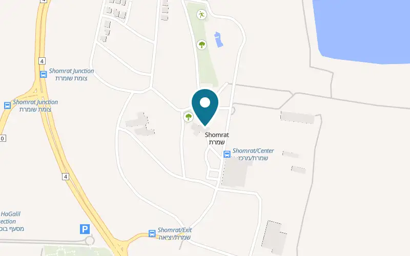Map showing Alto Dairy at Kibbutz Shomrat (Road 4, Acre to Nahariya), Shomrat