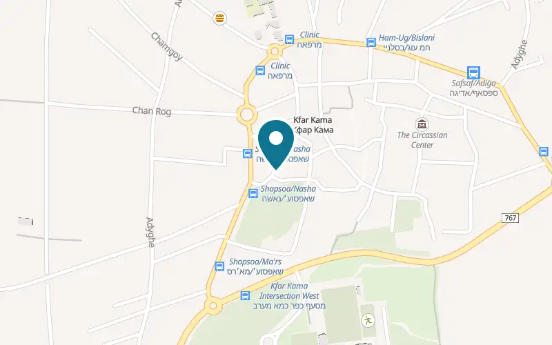 Map showing Anatolia at Village centre, Kfar Kama, Kfar Kama