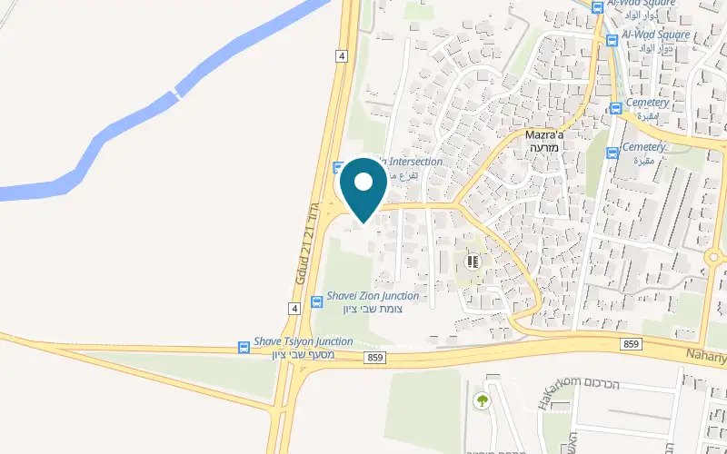 Map showing Arazim at At Salama Bakery, Al-Tin Street, Mazra'a