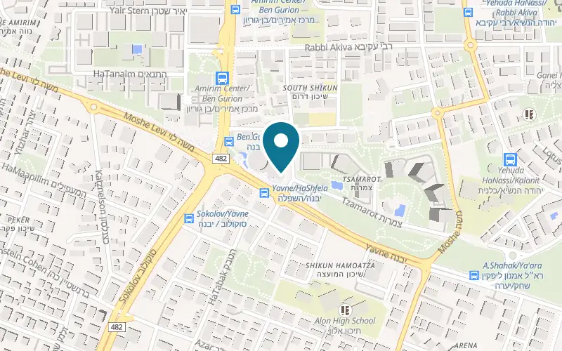 Map showing Beta Caffè at 2 Tzameret, Herzliya, Herzliya