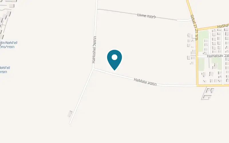 Map showing Biktot Etz HaSade at 42 Derech HaMata, Moshav Ben Ami, Ben Ami