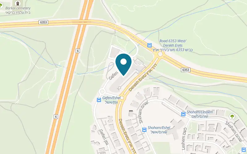 Map showing Cafe Greg at MORE Harish mall, 1 Derech Eretz, Harish