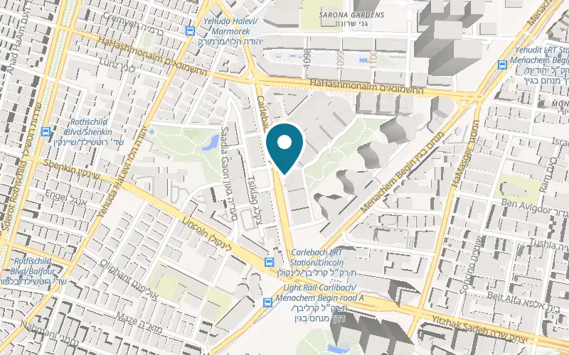 Map showing Cafe Greg TLV Fashion Mall at TLV Fashion Mall, HaHashmonaim Street, Tel Aviv-Yafo