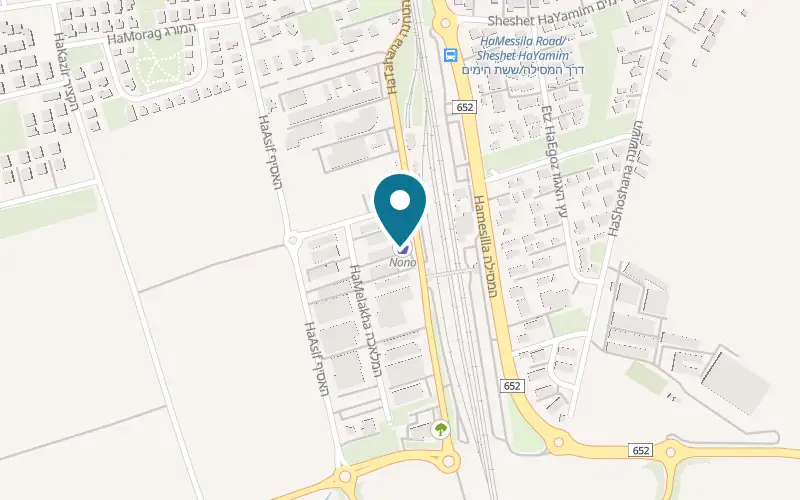 Map showing Cafe Nono at 42 HaTahana Street, Binyamina-Giv'at Ada