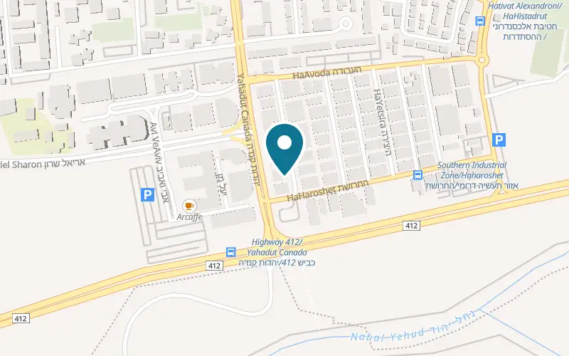 Map showing Cohen and Sons at 3 Moshe Aviv Street, Or Yehuda
