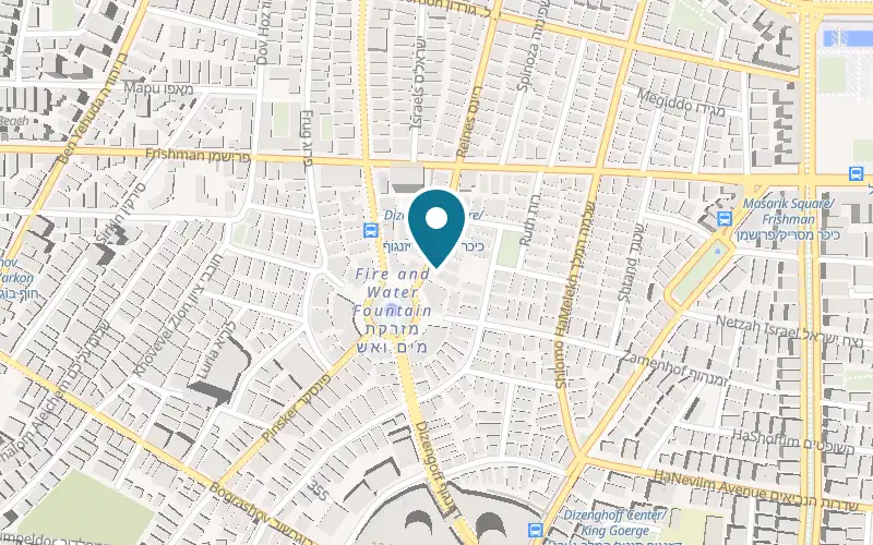 Map showing Concept Store TLV at 4 Reines Street, Tel Aviv-Yafo