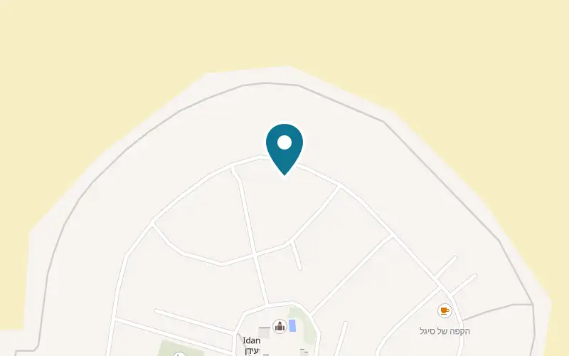 Map showing Desert Breeze at Moshav Idan, Idan