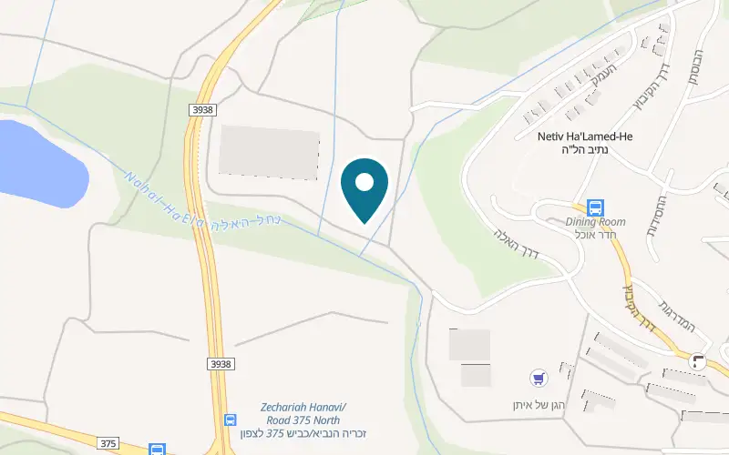 Map showing Ella Valley Vineyards at Kibbutz Netiv HaLamed-Heh, Netiv HaLamed-Heh