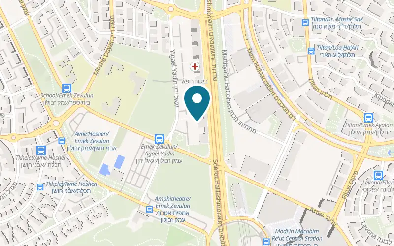 Map showing Face to Face at 51 Yigael Yadin Street, Dimri Buildings, Modi'in-Maccabim-Re'ut
