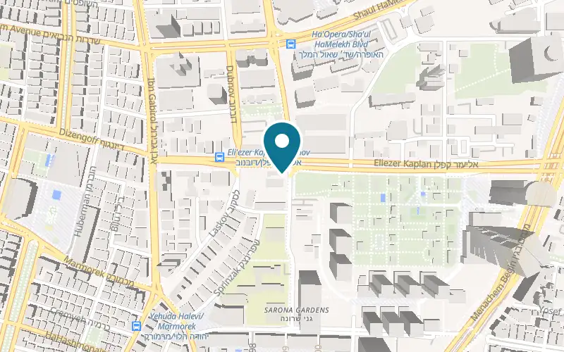 Map showing Fixphone at 9 Leonardo Da Vinci Street, Tel Aviv-Yafo