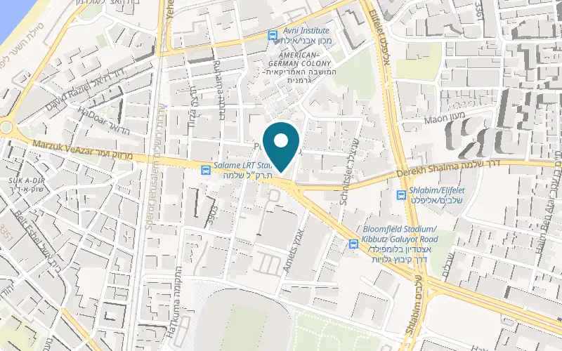 Map showing Forever Baby at 17 Shalma Road, Tel Aviv-Yafo