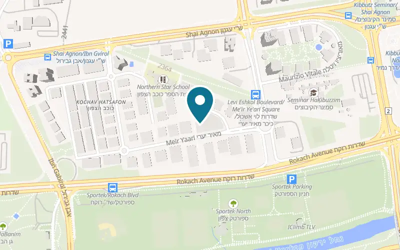 Map showing Gamestore at 19 Meir Yaari Street, Tel Aviv-Yafo