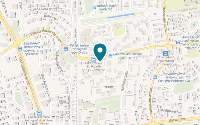 Map showing Glidot Carlo at 8 Ein Ganim, Ganei Tikva