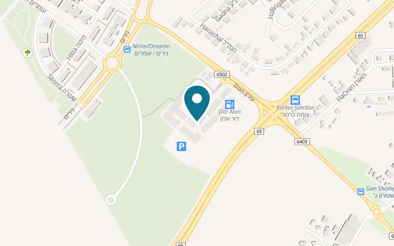 מפה: המקסיקני עין שמר במתחם אלון עין שמר, פרדס חנה-כרכור