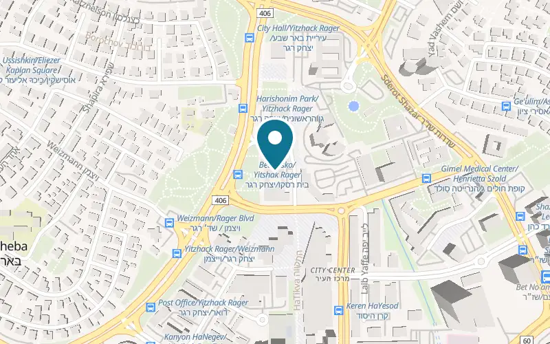 Map showing Hanoi Vietnam at Rasko commercial centre, 28 Rager Boulevard, Beer Sheva