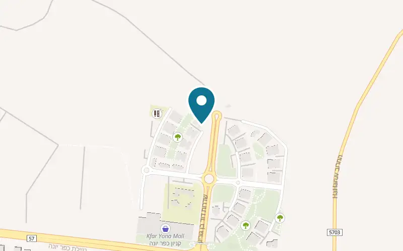 Map showing Humongous at 2 Shaike Ophir Street, the new mall, Kfar Yona