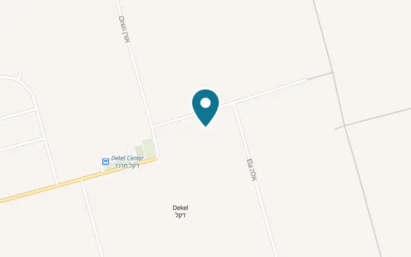 Map showing Isis Brewery at Farm 22, Moshav Dekel, Dekel