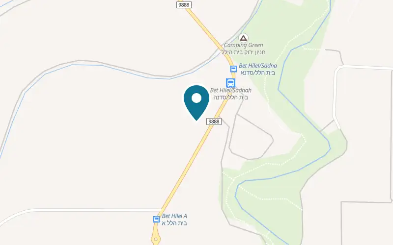 Map showing Kaphnnyo at Marek farm, on HaMeyasdim road, Beit Hillel, Beit Hillel