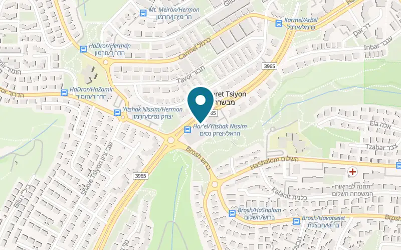 Map showing Katsefet at 5 Harel Boulevard, Mevaseret Zion