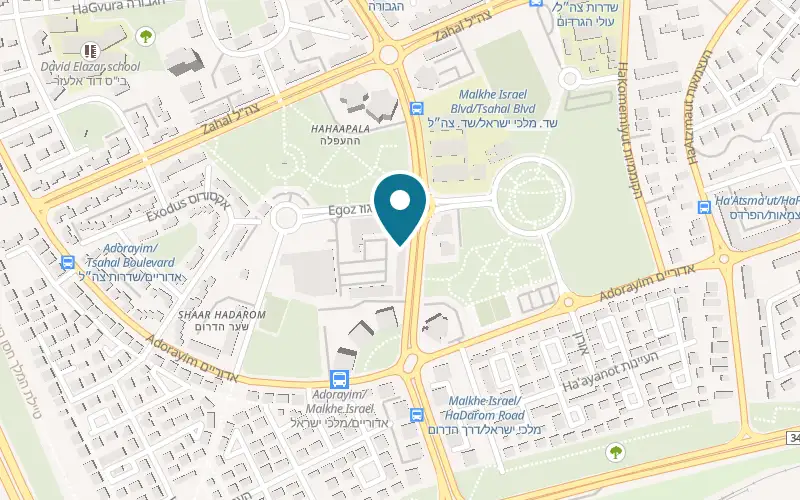 Map showing Kilyat Ari at 178 Sderot Malkhei Israel, Kiryat Gat