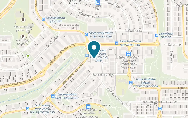 Map showing Kona Sushi at 1 Leah Imenu Street, Modi'in-Maccabim-Re'ut