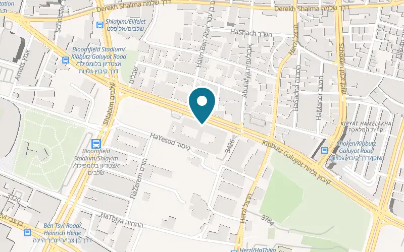 Map showing Leopard Home at 32 Kibbutz Galuyot Road, Tel Aviv-Yafo