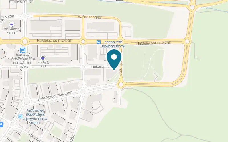 Map showing Mamie Quality Meats at 1 HaKadar Street, Modi'in-Maccabim-Re'ut