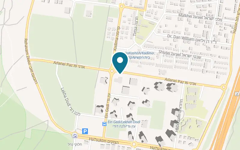 Map showing Mamouna at 38 Adnei Paz Street, Hadera