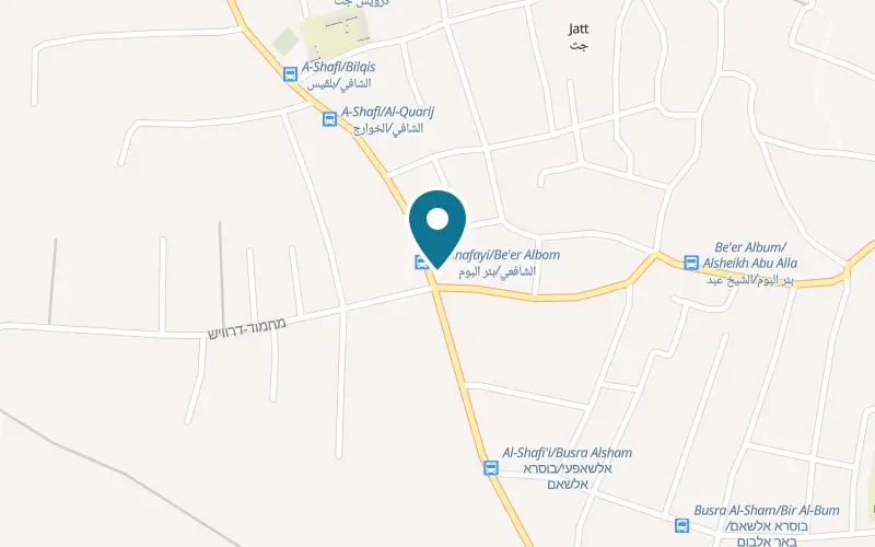 Map showing Matok & Taeem at 8 al-Shafi'i Street, Jatt