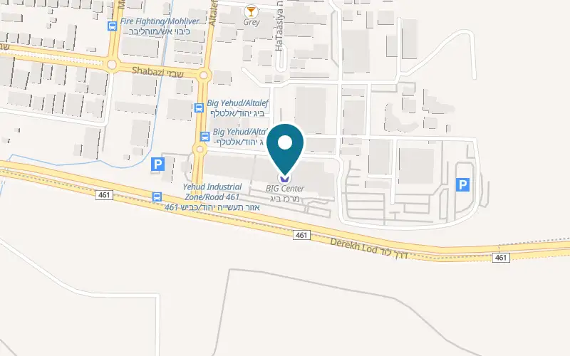 Map showing Minna Tomei at 4 Altalef Street, BIG Yehud centre, Yehud