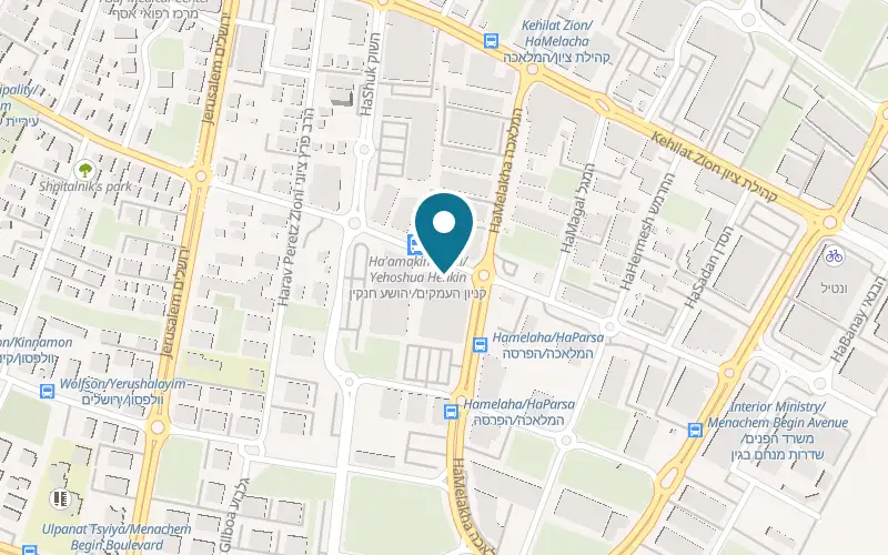 Map showing Nagisa at HaAmakim Mall, 14 Yehoshua Hankin Street, Afula