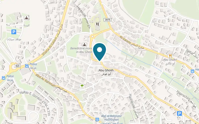 Map showing Naji at 4 Mahmud Rashid Street, Abu Ghosh