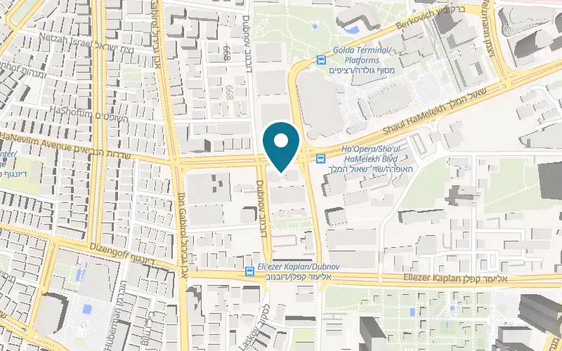 Map showing Office Center at 8 Shaul HaMelekh Boulevard, Level -1, Tel Aviv-Yafo