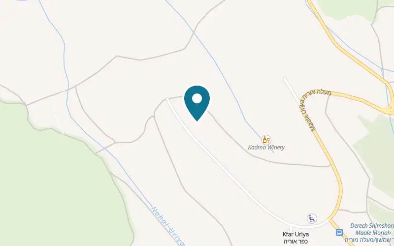Map showing The Organic Courtyard at 35 Ma'ale Uria, Kfar Uria, Kfar Uria