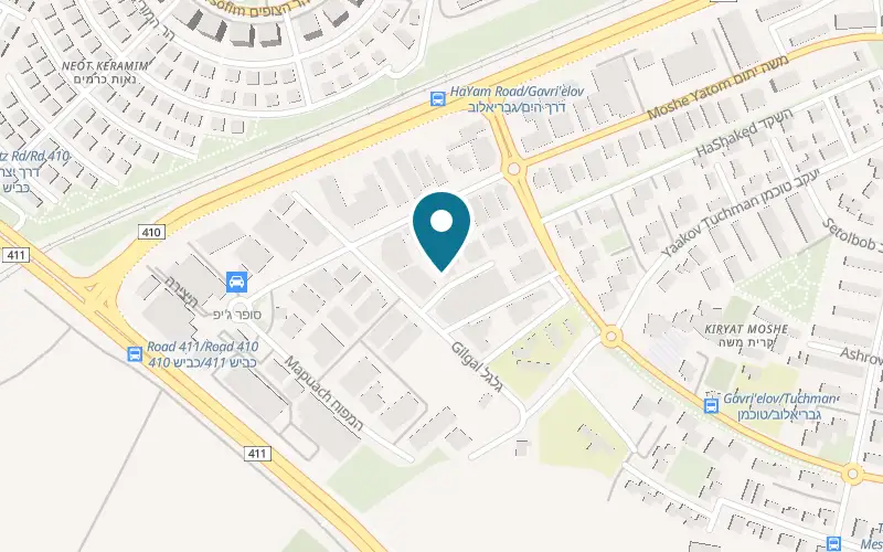 Map showing Ortov Automatic Gearboxes at 4 Nehushtan Street, Rehovot