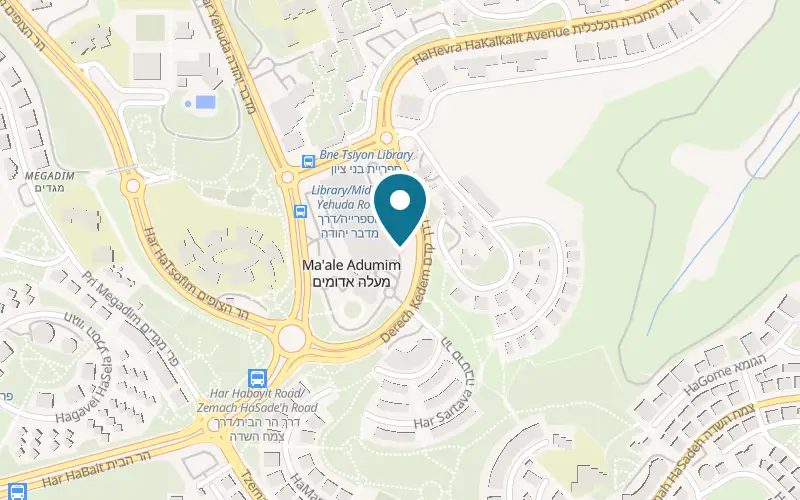 Map showing Oshi Oshi Ma'ale Adumim at 5 Derech Kedem, Ma'ale Adumim Mall, Ma'ale Adumim