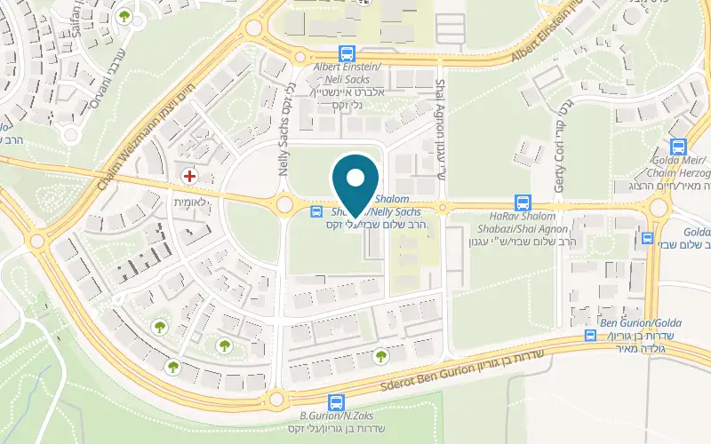 Map showing Party Concept at 178 HaRav Shalom Shabazi Street, Rosh HaAyin