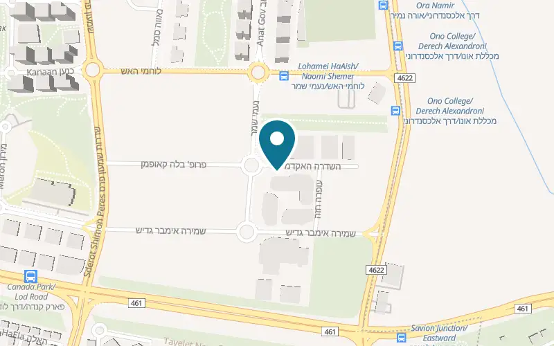 מפה: פטריקס ברחוב השדרה האקדמית 2, קריית אונו
