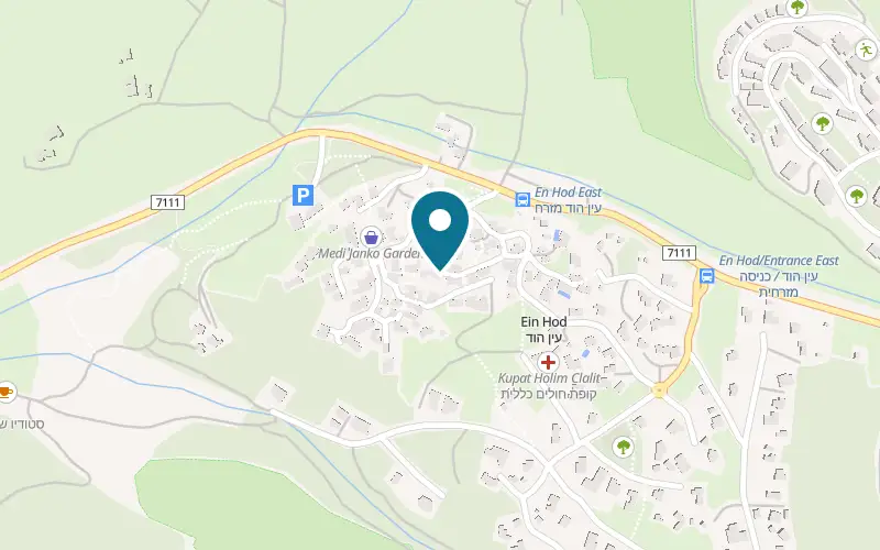 Map showing Peigam at Above the Ein Hod amphitheatre, Ein Hod, Ein Hod