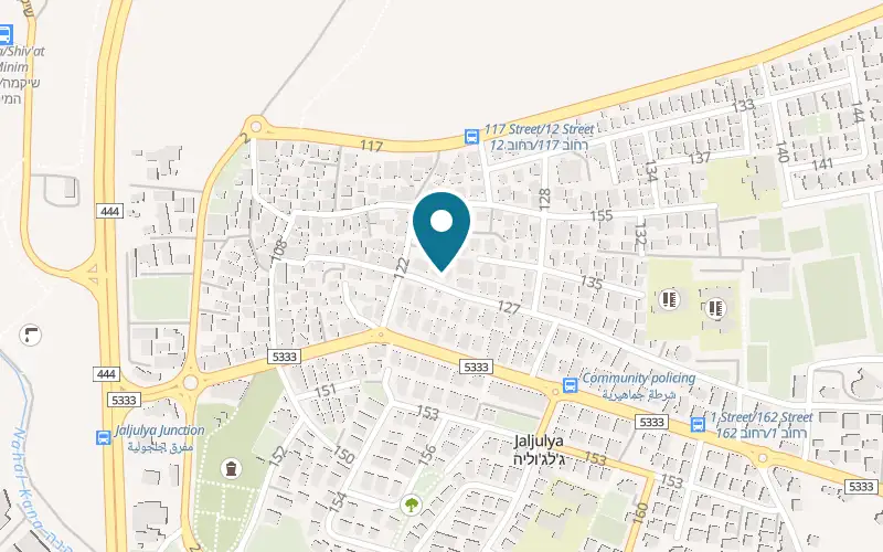 מפה: פיצה סריס ברחוב 127 19, ג'לג'וליה