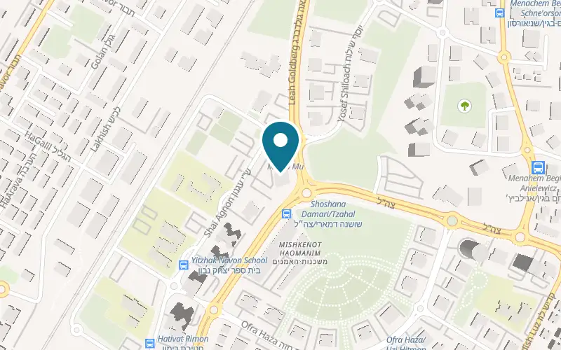 Map showing Pizza Shemesh Kiryat Motzkin at 16 Shai Agnon Street, Kiryat Motzkin