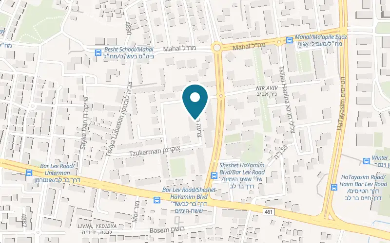 מפה: פיצה שמש צרעה תל אביב בצרעה 3, תל אביב-יפו