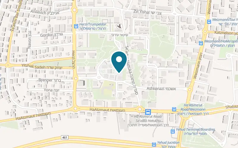 מפה: פיצה סטריט בסעדיה חתוכה 31, יהוד-מונוסון