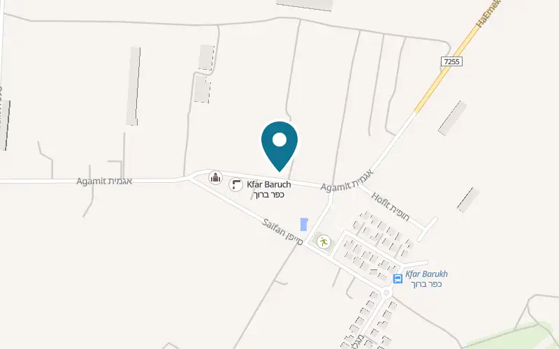 Map showing Provence BaEmek at Moshav Kfar Baruch, Kfar Baruch