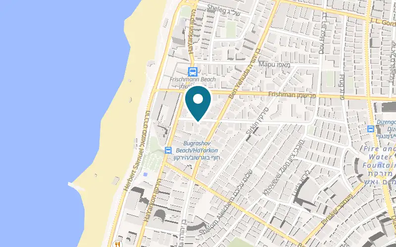 Map showing Prozdor at 6 Mendele Mocher Sforim Street, Tel Aviv-Yafo
