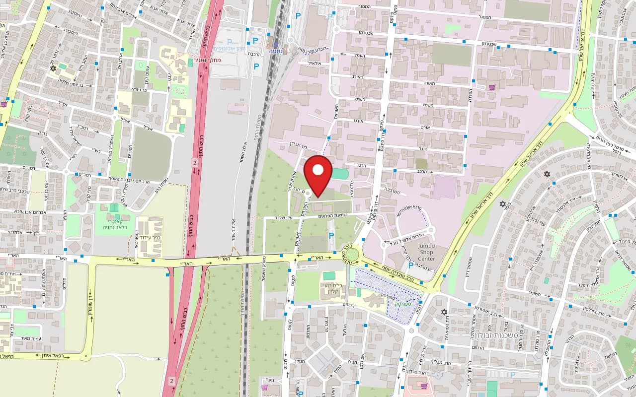 Map showing Raffaello at 23 HaOrzim Street, Yahalom Towers 1, Netanya