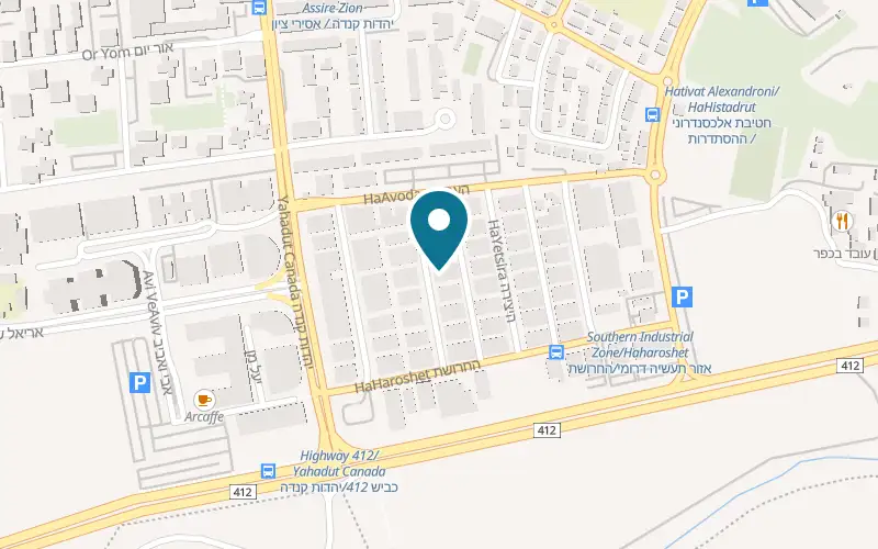 Map showing Rahiti Ida at 10 HaMelakha Street, Or Yehuda