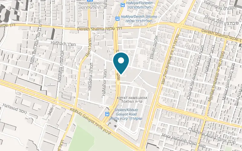 Map showing Saar Garage at 17 Shocken Street, Tel Aviv-Yafo